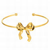 Bow PVD Gold-Plated Stainless Steel Bracelet - Intensity