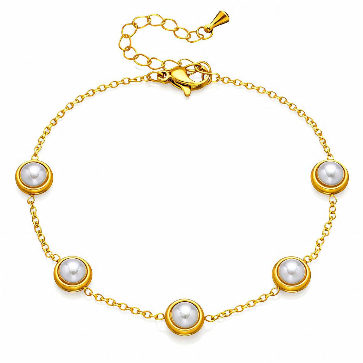 PVD Gold-Plated Stainless Steel Bracelet - Intensity