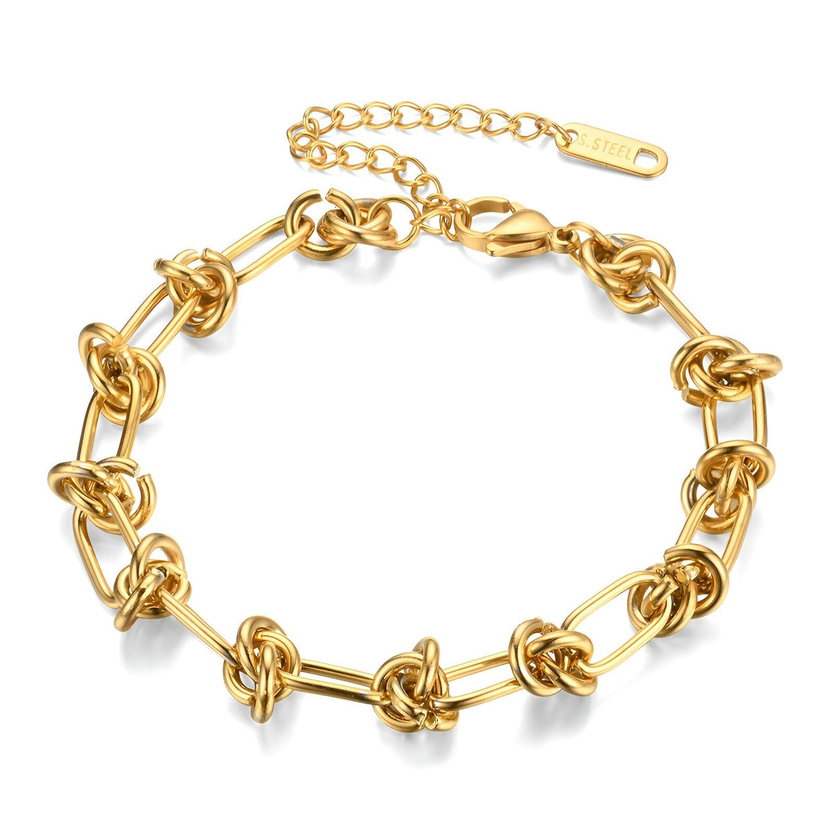 PVD Gold-Plated Stainless Steel Bracelet - Intensity