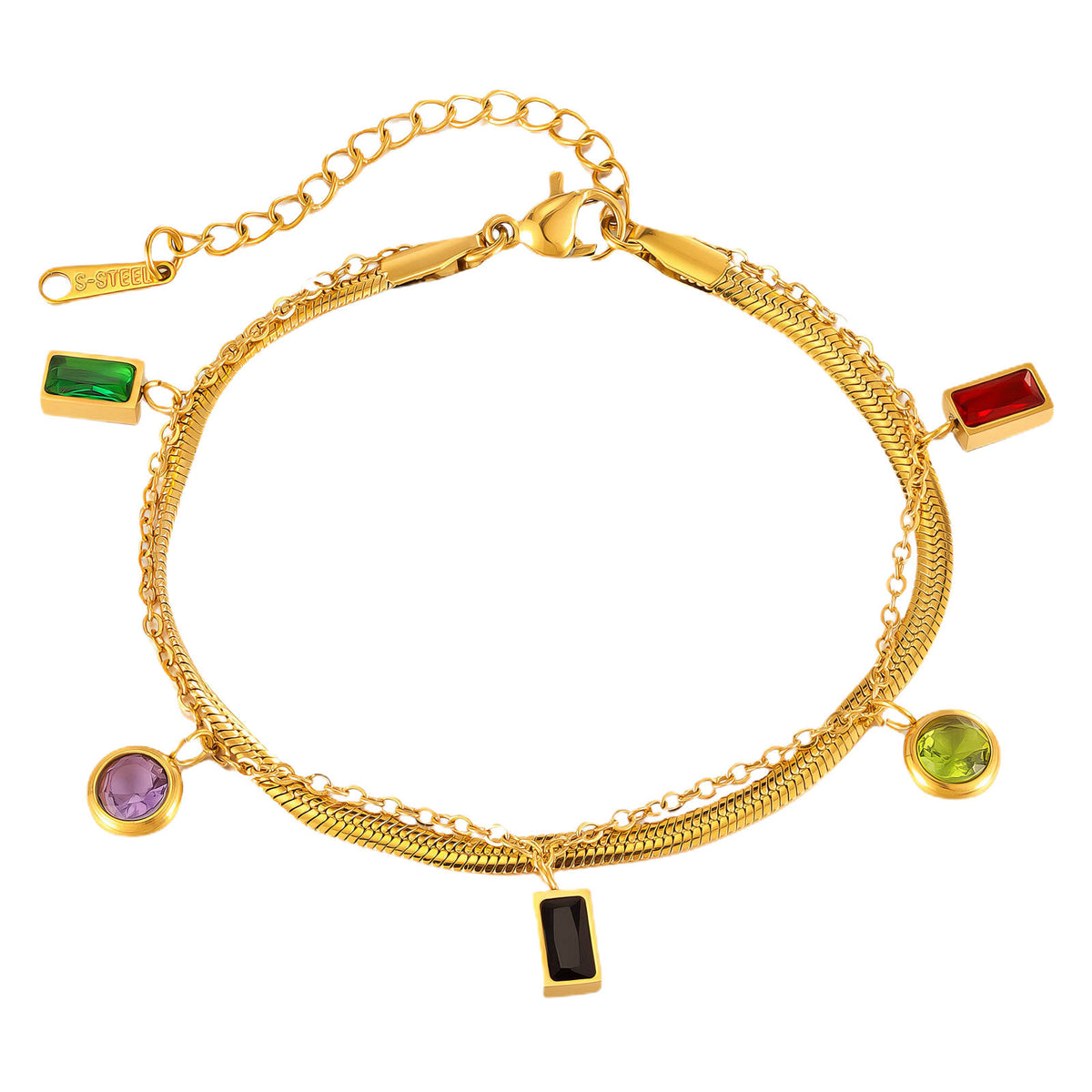 PVD Gold-Plated Stainless Steel Bracelet - Intensity
