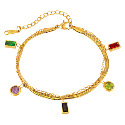 PVD Gold-Plated Stainless Steel Bracelet - Intensity