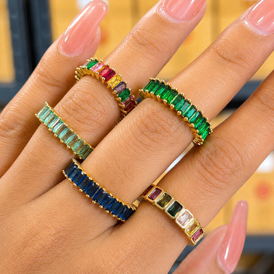 PVD Gold-Plated Stainless Steel Ring - Intensity