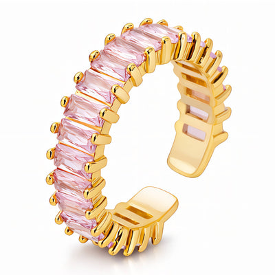 PVD Gold-Plated Stainless Steel Ring - Intensity