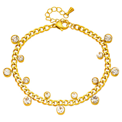 PVD Gold-Plated Stainless Steel Bracelet - Intensity