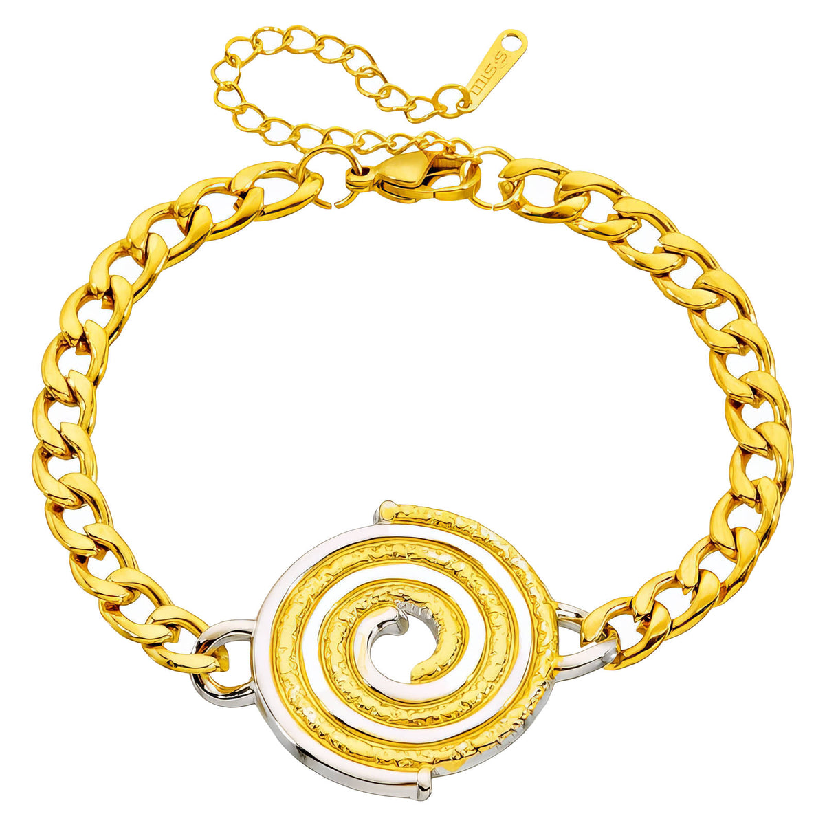 PVD Gold-Plated Stainless Steel Bracelet - Intensity