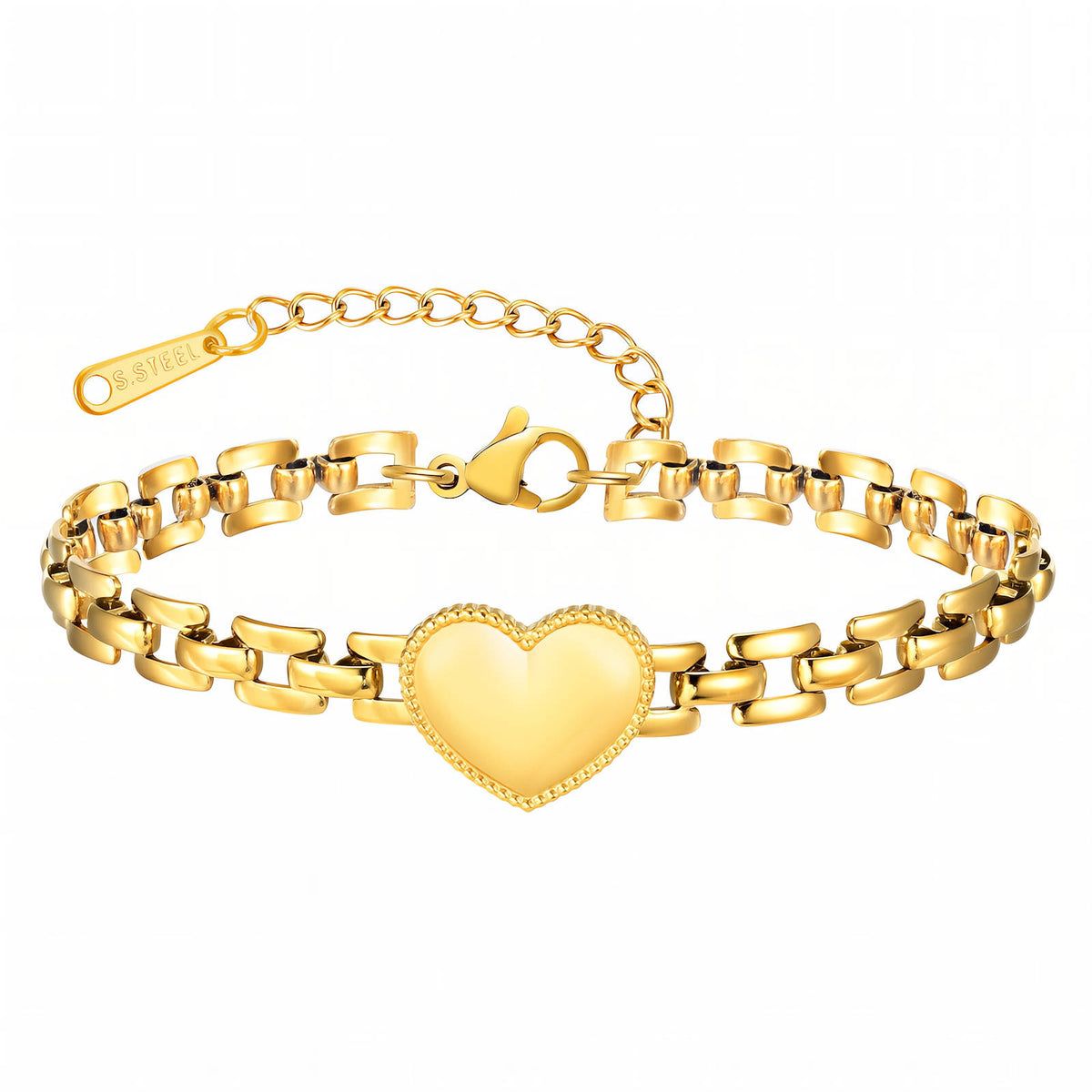 PVD Gold-Plated Stainless Steel Bracelet - Intensity