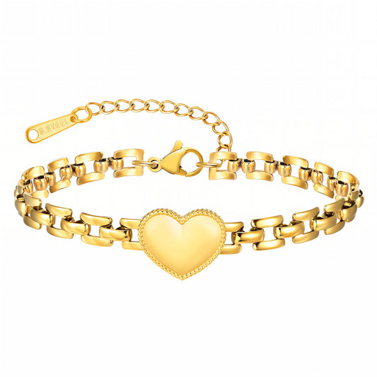PVD Gold-Plated Stainless Steel Bracelet - Intensity