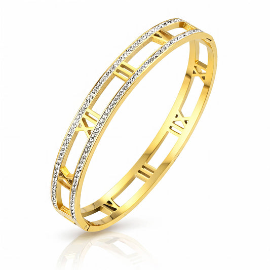 PVD Gold-Plated Stainless Steel Bracelet - Intensity