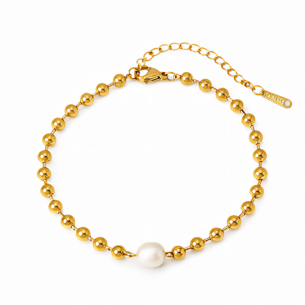 PVD Gold-Plated Stainless Steel Bracelet - Intensity