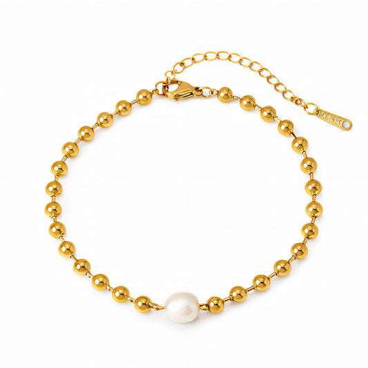 PVD Gold-Plated Stainless Steel Bracelet - Intensity