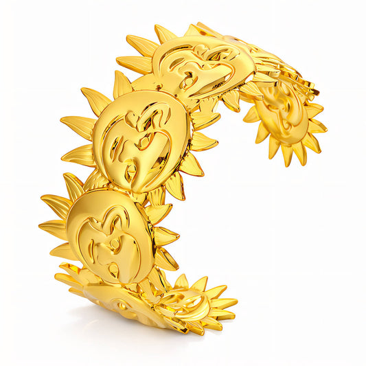 Suns PVD Gold-Plated Stainless Steel Bracelet - Intensity