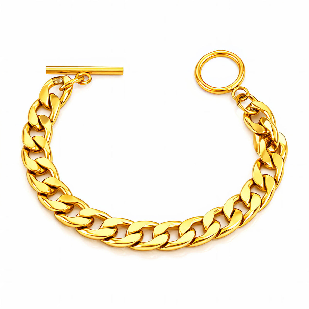 PVD Gold-Plated Stainless Steel Bracelet - Intensity
