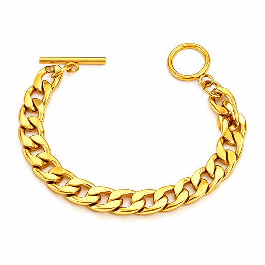 PVD Gold-Plated Stainless Steel Bracelet - Intensity