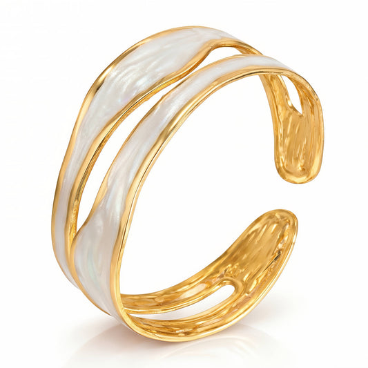 PVD Gold-Plated Stainless Steel Bracelet - Intensity