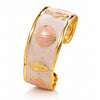 Seashells PVD Gold-Plated Steel Bracelet - Intensity