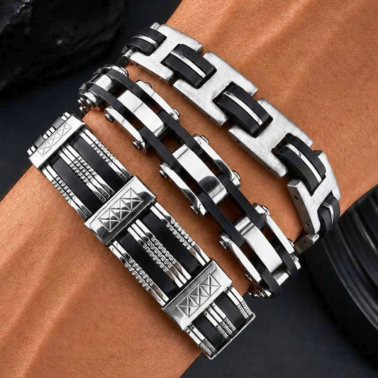 Men's Stainless Steel Bracelet - Prime Code