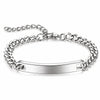 Engraving-ready Men's Stainless Steel Bracelet - Prime Code