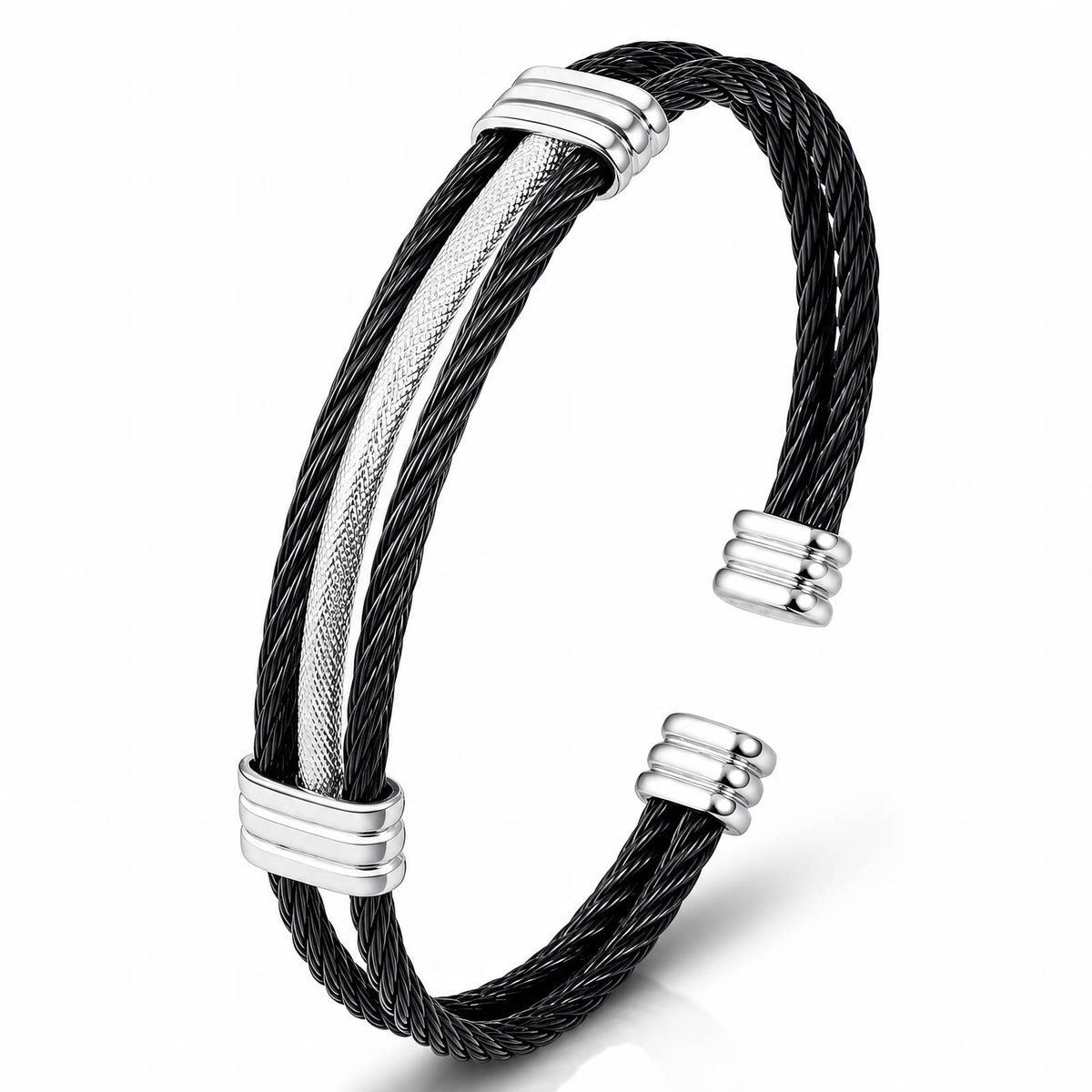 Men's Black PVD (TiCN) Stainless Steel Bracelet - Prime Code
