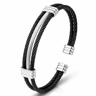 Men's Black PVD (TiCN) Stainless Steel Bracelet - Prime Code