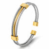Men's PVD Gold-Plated Stainless Steel Bracelet - Prime Code
