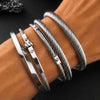 Men's PVD Gold-Plated Stainless Steel Bracelet - Prime Code