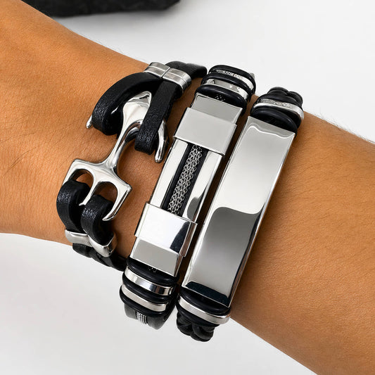 Men's Stainless Steel Bracelet - Prime Code