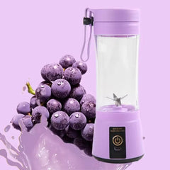 USB rechargeable mini electric blender with stainless steel blades for fruit and shake blending