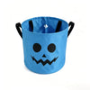 LED Light-Up Halloween Jack-O-Lantern Candy Basket – Glow-in-the-Dark Trick-or-Treat Bag