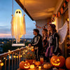 Glowing LED Ghost Swing Lantern | Halloween Decor