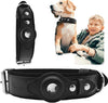 Leather AirTag Dog Collar – Smart Pet Tracker Collar