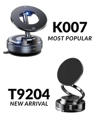 Magnetic + Vacuum Suction Phone Mount